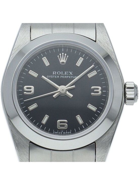Rolex Oyster Perpetual Watch Box SS Black Polished 20 main image 6